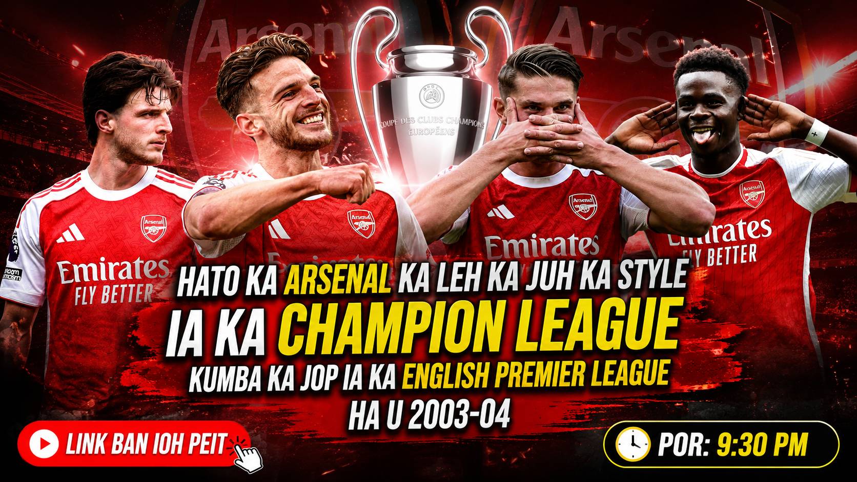 Hato ka Arsenal kan jop shibit pyrshah ia ka PSG